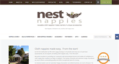 Desktop Screenshot of nestnappies.com.au